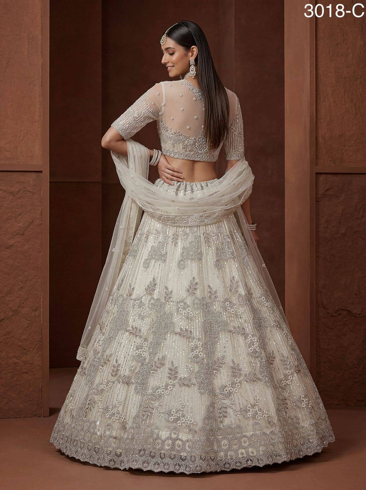 3018 BY FASHID Indian Traditional Wear Bridal Collection Beautiful Stylish Fancy Colorful Bridal Wear & Occasional Wear Fancy Lehengas At Wholesale Price